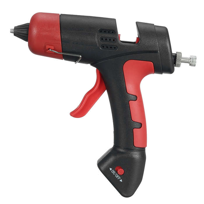 Yellow - 7mm Hot Melt Glue Gun Cordless Rechargeable Hot Glue Applicator Home Improvement Craft DIY