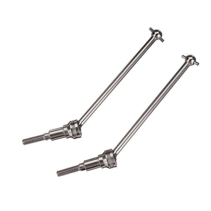 2PCS HBX 2996A 1/10 RC Car Parts Metal Universal Front Drive Shaft Vehicles Models Spare Accessories