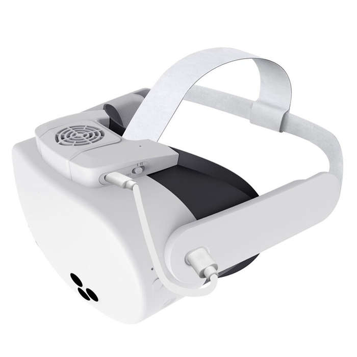 White - For Meta Quest 3S VR Glasses Cooling Fan Oculus Quest3S VR Helmet Radiator KJH-OQ3S-003