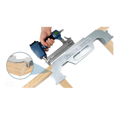 Framing Tool 16'' Framing Stud Layout Tool Stud Framing Jig for 16 Inch On-Center Precision Wall Stu