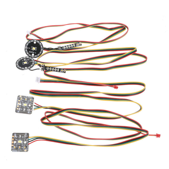 Black - HB R1011 1012 1013 1014 1/10 RC Car Parts Front Rear LED Light Board Vehicles Models Spare A
