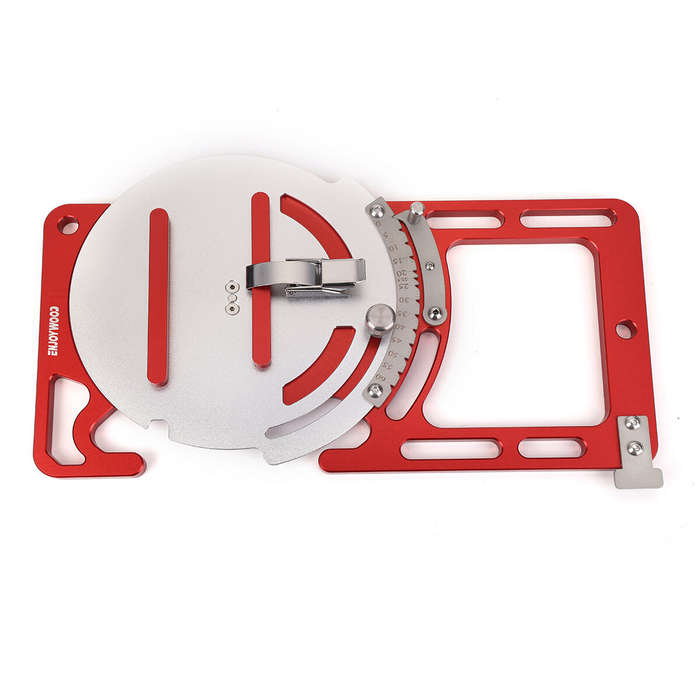 ENJOYWOOD Aluminum Alloy Adjustable Track Square Track Saw Rail Guide Rail Track Square Track Engrav