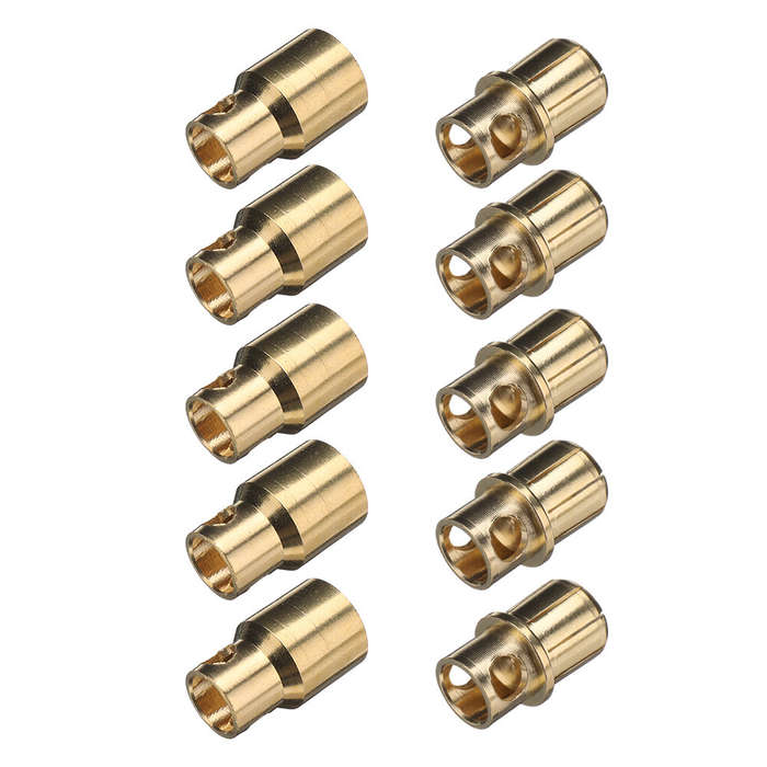 6.0mm - 5 Pairs 3.5/6.0/8.0mm Bullet Connector Banana Plug Spare Part for RC Battery Motor