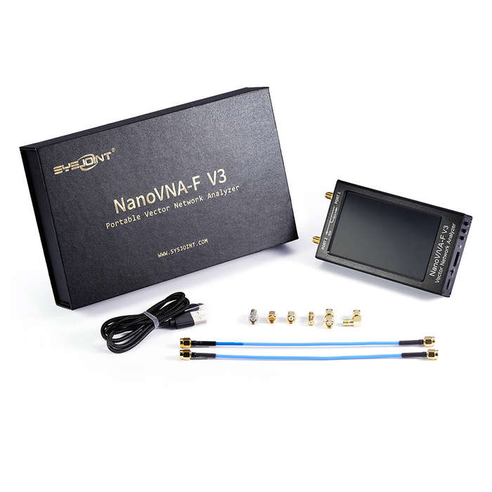 NanoVNA-F V3 4.3 inch LCD 1M-6GHz Vector Network Analyzer, Shortwave Analyzer MF HF VHF UHF Talent N