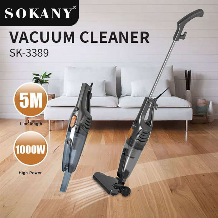 EU Plug - SOKANY 1000W Vacuum Cleaner Household Multi-Function Handheld Vacuum Cleaner Mite Removal