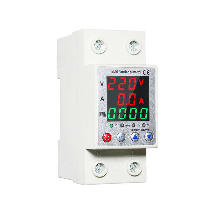 Digital Three-Display Intelligent Circuit Breaker with 63A Rating Auto-Reclosing Switch Multi-Protec