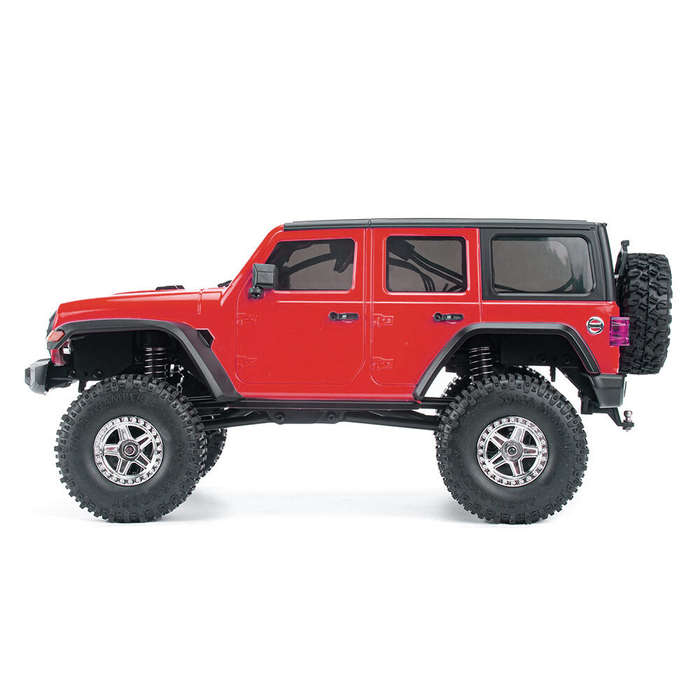 Red - KOOTAI K1801 1/18 2.4G RTR Waterproof RC Car Full Proportional Rock Crawler LED Light Off-Road