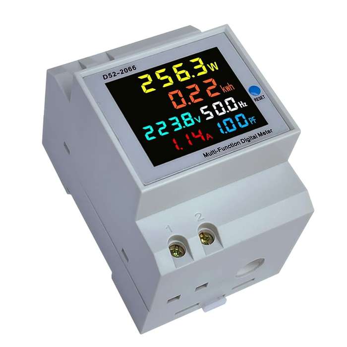 AC40V~450V 100A Digital Single Phase Energy Meter Tester Electricity Usage Monitor Power Voltmeter A