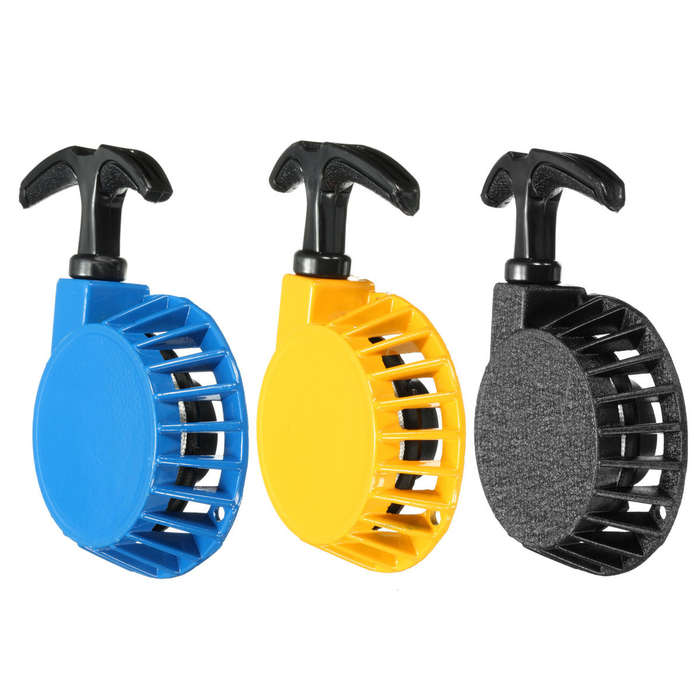 Blue - Pull Start Pull Starter 2 Stroke 49cc Mini Moto Quads Dirt Pit Bike ATV Aluminum