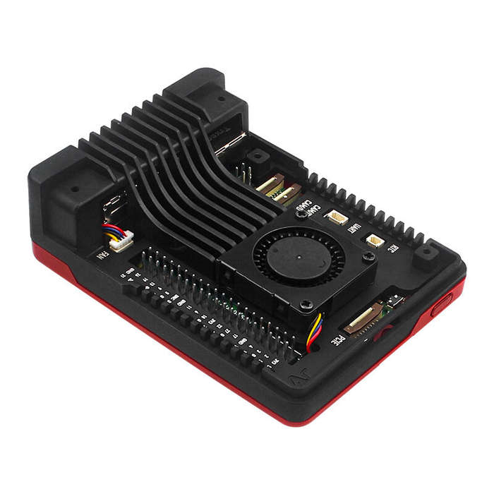 Shell - Argon NEO 5 Case for Raspberry Pi 5 Aluminum Case with PWM Cooling Fan Heatsink Metal Passiv