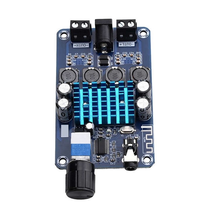 Blue - XH-A318 TPA3116D2 bluetooth Digital Audio Amplifier Board 50Wx2 Sound Amplifier DC12V-24V Aud