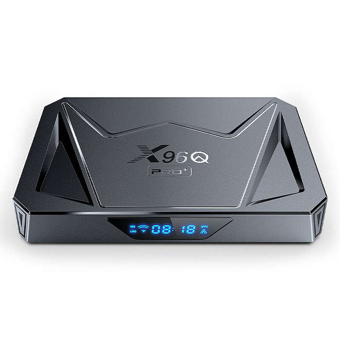 US Plug - X96Q PRO+ 4+64G Android 14.0 TV Box Allwinner H728 Octa-core Support WiFi6 & BT5.X 8K 3D V