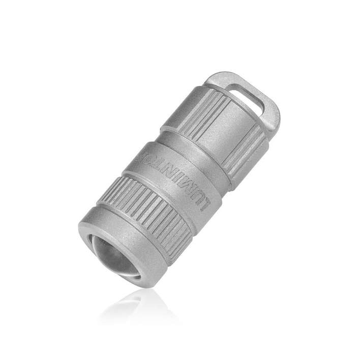 Polished - Lumintop EDC PIMI Titanium Protable Mini Keychain Flashlight with 10180 Battery USB Recha