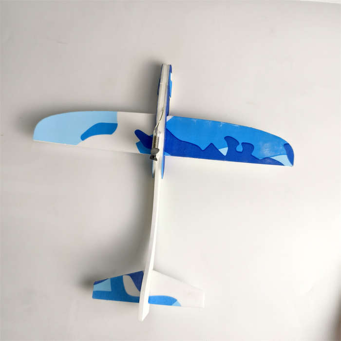 Blue Bi-Plance - Single/Bi-plane Electric Glider Assembly kit Science Education Toys Airplane Model
