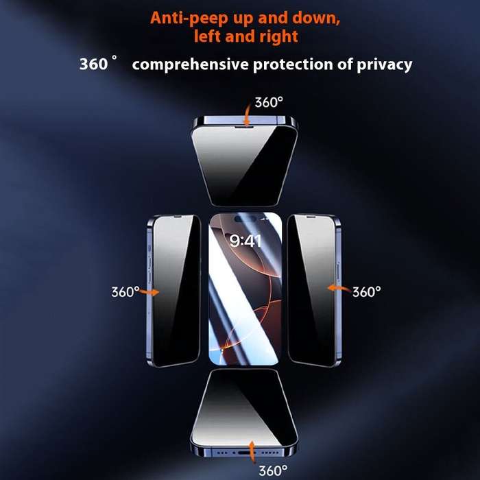 Silk-screen HD Film - for iPhone 16 Series Mobile Phone Screen Protector Tempered Glass Full Screen
