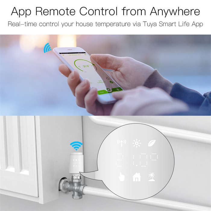 #1 - MoesHouse TV02/TV05 Tuya ZigBe Radiator Actuator Valve Smart Thermostat Temperature Controller