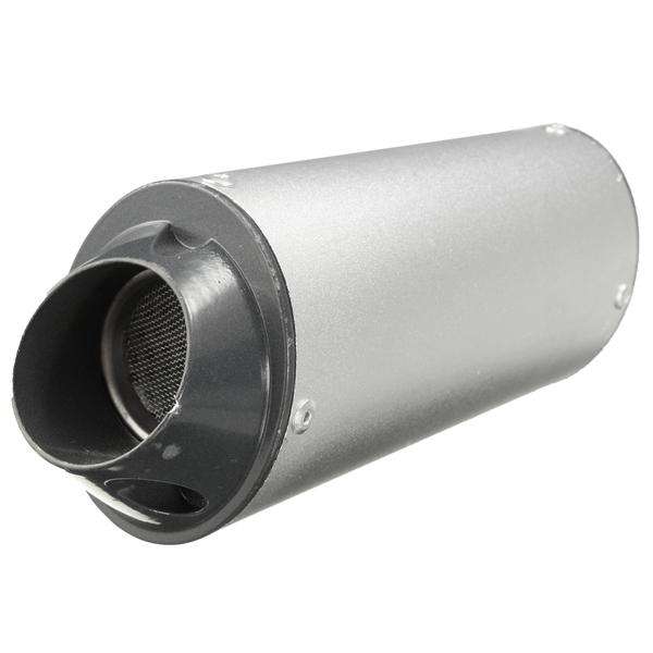 Black - 38mm Motorcycle Exhaust Muffler Tip Pipe for 125 150 160cc Dirt Pit Bike ATV
