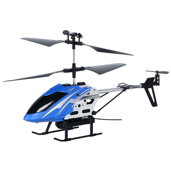 Blue - SY012 2.4G 4CH Alloy Remote Control Helicopter RTF