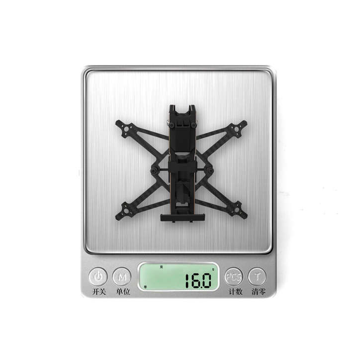 Black - HGLRC Draknight 91mm Wheelbase 2 Inch Frame Kit for RC FPV Racing Drone