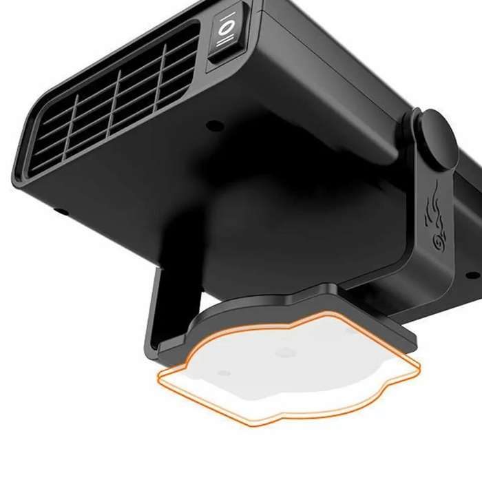 24V - 12V/24V Portable Mini Car Heater Defogger Windshield Defrosting Car Windshield Defroster Machi