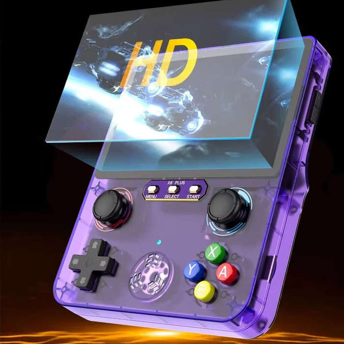 Green - X6 Plus Handheld Game Console 4.0 Inch HD Screen 480x854 Resolution Quad-Core RK3128 Dual 3D