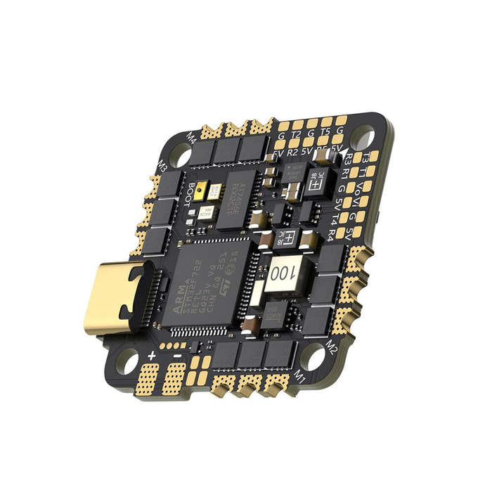 F722 + 32Bit 45A - 25.5x25.5mm GEPRC TAKER F722 45A 32Bit AIO STM32F722 Flight Controller 2-6S Brush