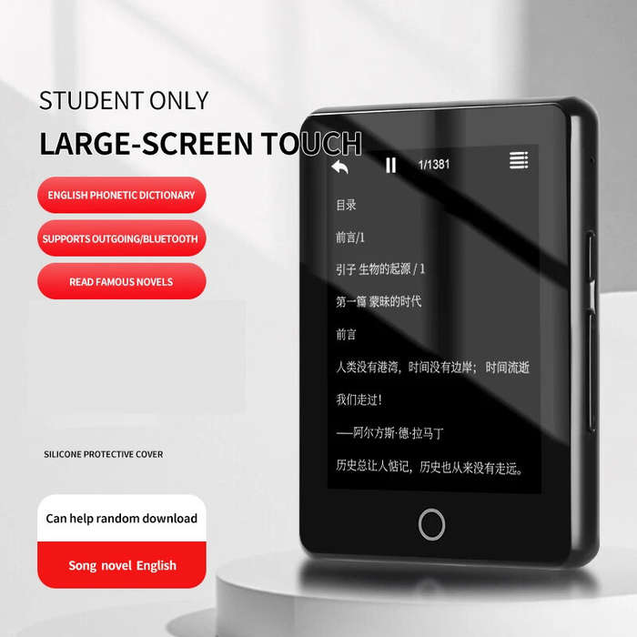 64GB - Portable 64GB 3.0'' MP3 Music Player BT5.0 Full Screen External Playback Sport HIFI Music Pla
