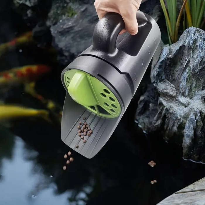 Black - 2.5L Garden Seed Spreader Multifunctional Garden Tool Adjustable Handheld Seed Dispenser Sui