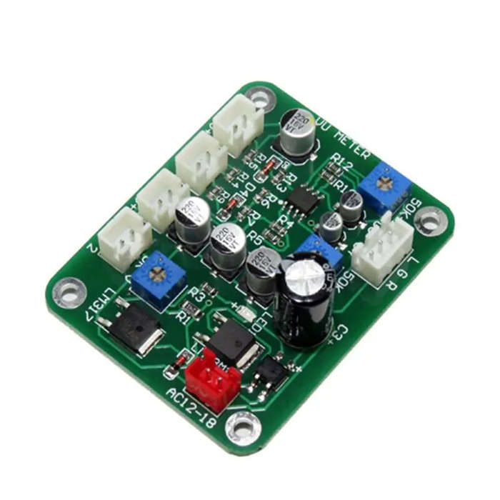 DIY Kit - 2Pcs VU Meter + 1pc Driver Board with Warm Backlight Analog VU Panel Meter Recording