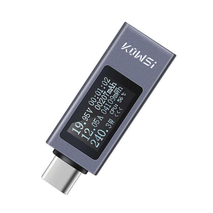 KWS-2301C Type-C Tester DC 4-30V Voltmeter Amperimetor Voltage Current Meter Ammeter Detector Power