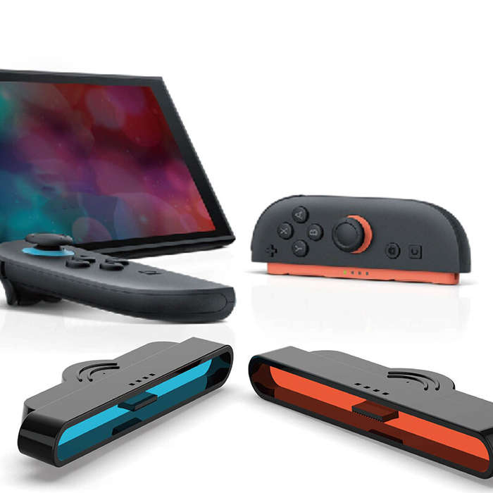 Black - GP-377 Switch2 Left and Right Handles Charging Cable 2-in-1 Switch Joy-con Handles Braided C