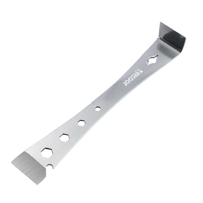 #B - Stainless Steel Prybar Scraper Ultra Sharp Scraper Removes Residue From Steel Aluminum with Wre