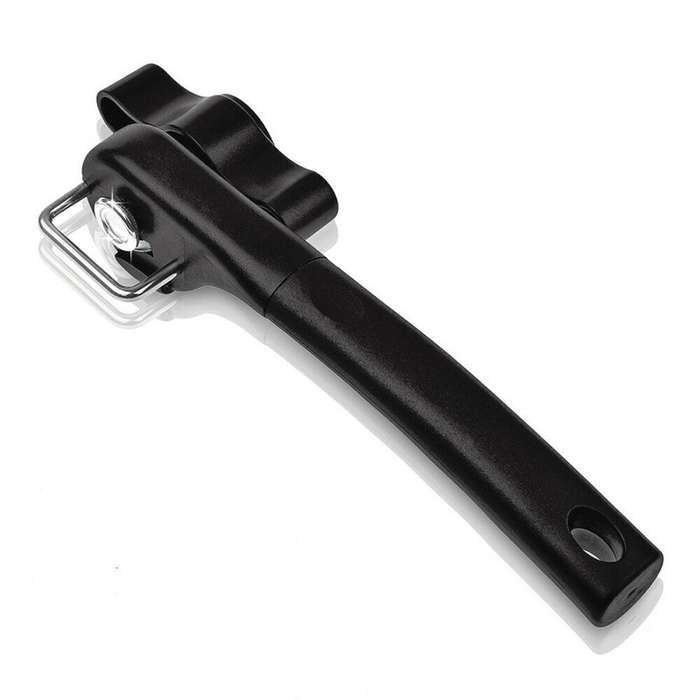 Black - Best Cans Opener Kitchen Tools Professional Handheld Manual Stainless Steel Can Opener Side