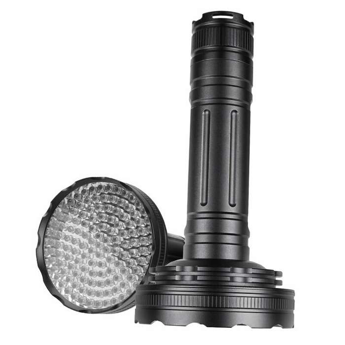 128 LED UV Purple Light Ultraviolet Inspection Torch Portable Lamp Waterproof Multifunctional 395nm