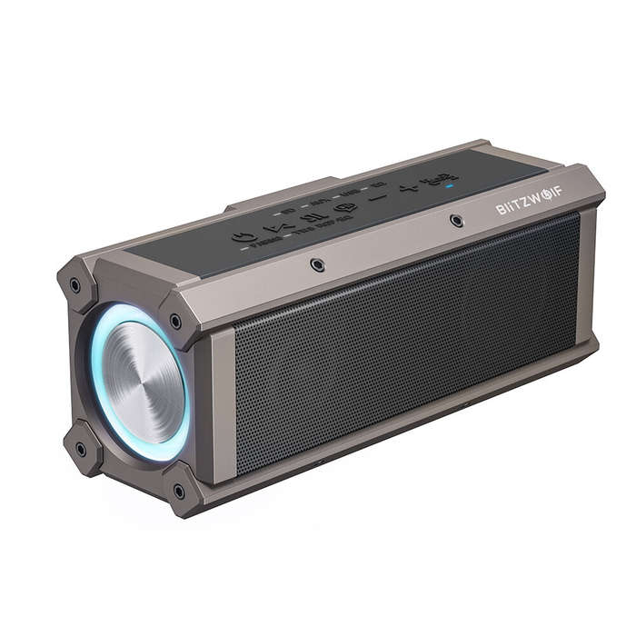 BlitzWolf BW-WA3 100W bluetooth Speaker Portable Speakers Quad Drivers Dual Diaphragm Deep Bass RGB