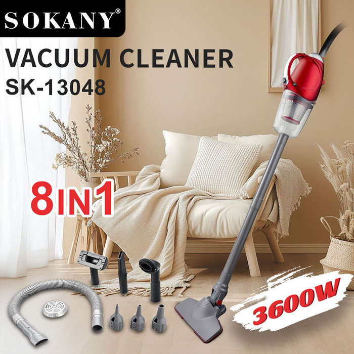 EU - SOKANY 3600W 8-in-1 Handheld Vacuum Cleaner 19000Pa Corded Vacuum Cleaner Deep Cleaning with 1.