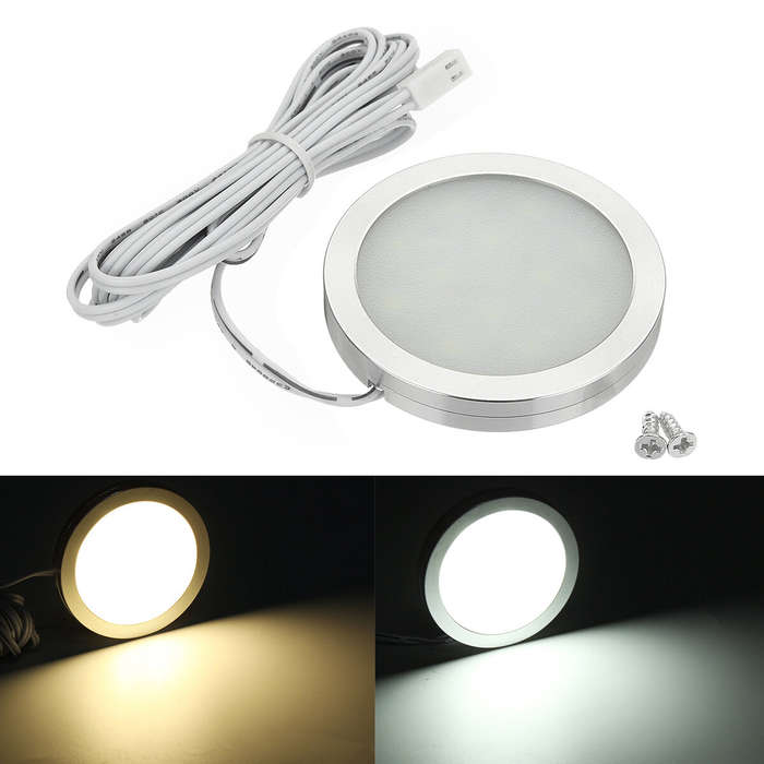 Warm White - KROAK 12V LED Interior Spot Light for Camper Van Caravan Motorhome Boat Cabinet VW T4 T