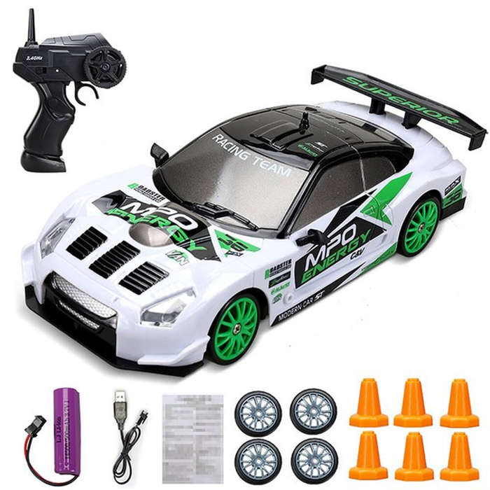 12 - HB Toys SC24A RTR 1/24 2.4G 4WD Drift RC Car LED Light On-Road Vehicles RTR Models Kids Childre
