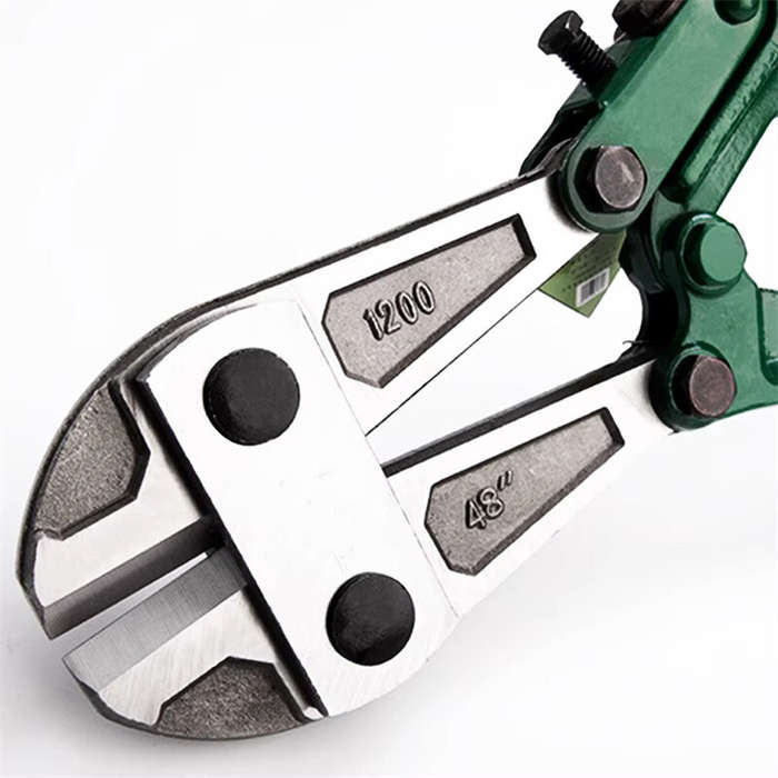 Dark Green - 12 Inch Bolt Cutter High-Quality Steel Non-Ferrous Metal and Rebar Cutting Ergonomic Gr