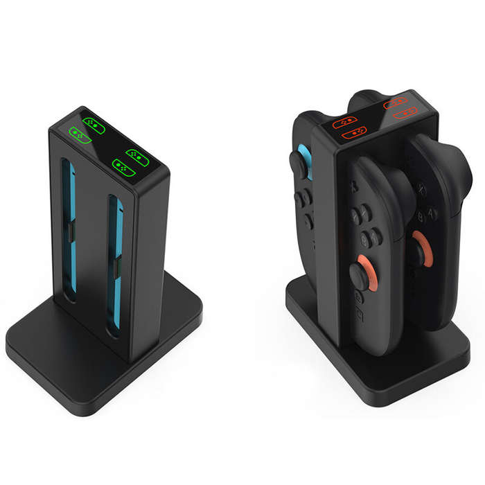 Black - DOBE TNS-3192B Switch2 Left and Right Handle Charging Dock Small Four Controller Magnetic Ch
