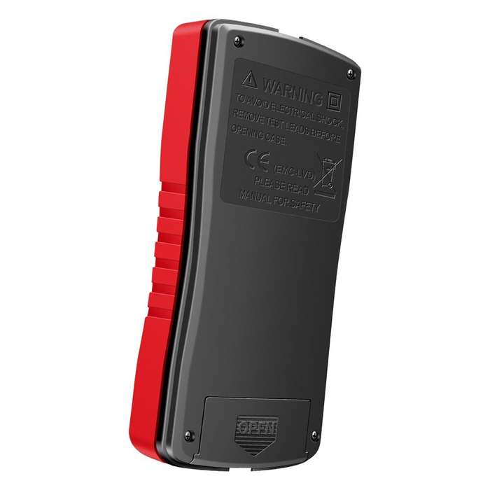 Red - ANENG SZ08 Ultra-thin Split LCD Digital Multimeter Tester with Stowable Test Pen AC/DC 220V Pr