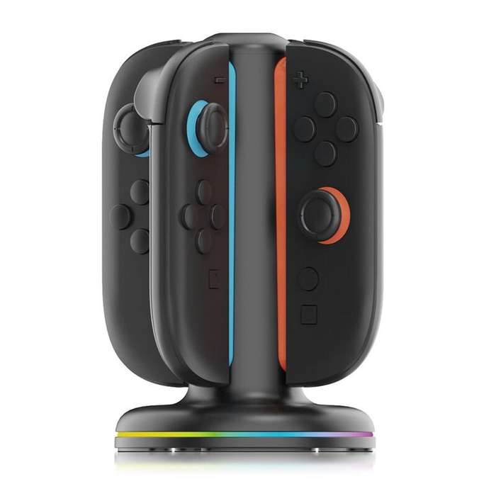 Black - For Switch2 Multi-Controller Charging Dock Compatible with Switch Controllers Efficient Char