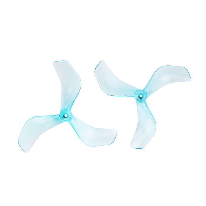 Clear blue - 4 Pairs Gemfan 2216 2.2 Inch 3 Blades Propeller 1.5mm Shaft Hole for DJI O3 / O4 Air Un