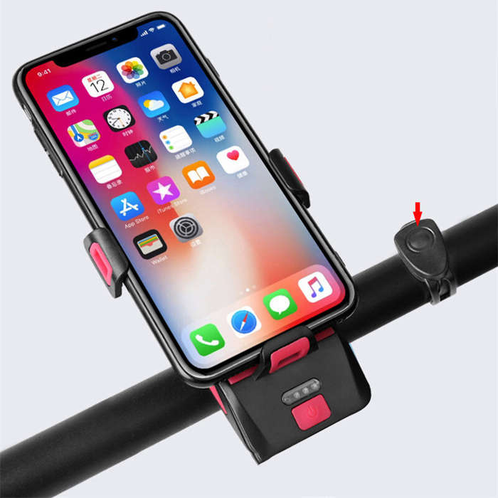 Blue - 4in1 4000mAh Bicycle Lights USB LED Rechargeable MTB Road Bike Waterproof Cycling Front Headl