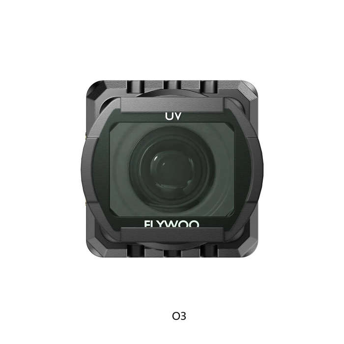 O3 - FlywooO3 Wide Angle Lens 155 FOV Ultra Lightweight 7.6g with UV ND8 ND16 ND32 Filter Set for DJ