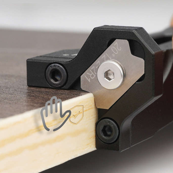 Ganwei R1 R2 R3 Manual Arc Trimmer Chamfer Plane Woodworking Edge Banding Trimmer Edge Chemfer Burr