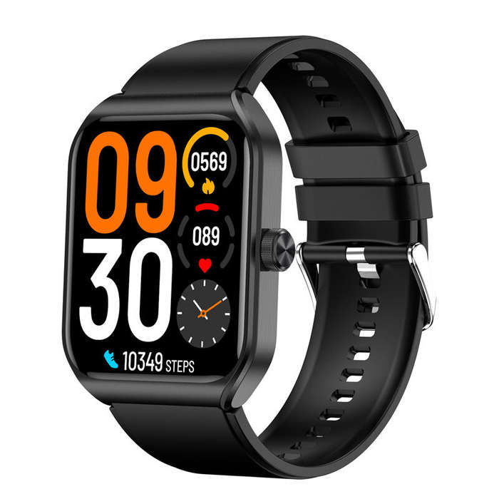Silver - T56 1.91inch HD Screen Dual Mode bluetooth Call Heart Rate Blood Pressure Blood Oxygen Moni
