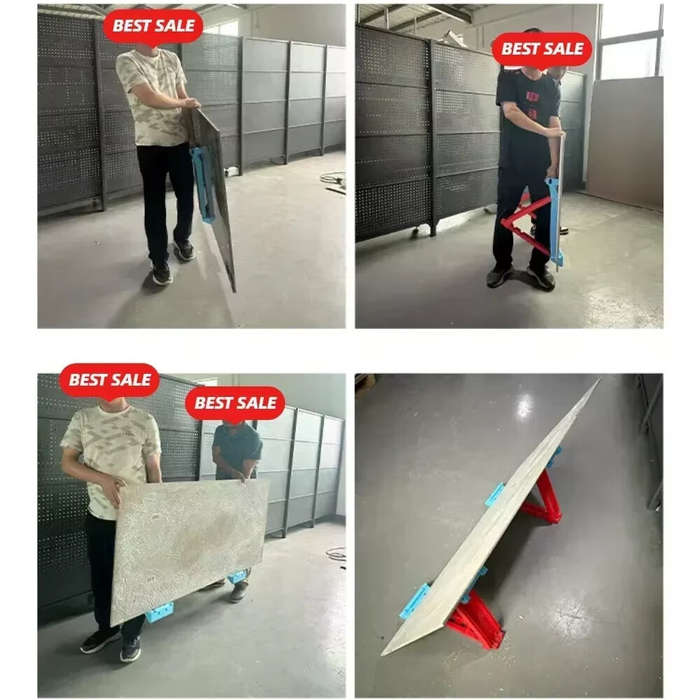 2pcs - 2pcs Adjustable Tile Chamfer Bracket High-grade ABS Plastic 50kg Load-bearing Foldable Design