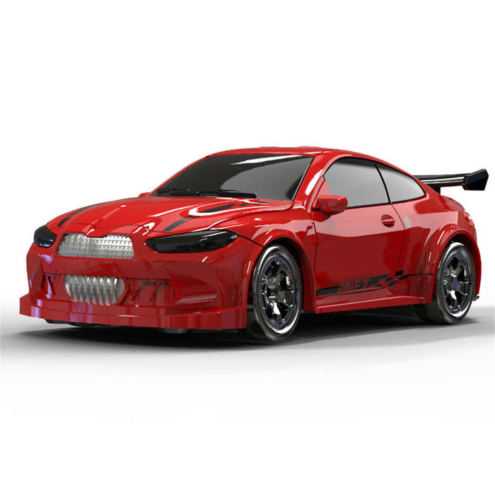 Blue - KFPLAN KF20 1/64 2.4G 4WD Drift RC Car Mini Race LED Light Radio Control High-Speed Motor Ful