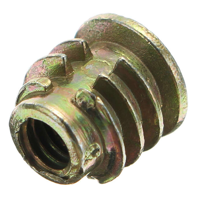 8mm - Suleve 50Pcs M4ZN1 M4 8mm Zinc Alloy Wood Furniture Hex Socket Drive Head Screw-in Threaded In